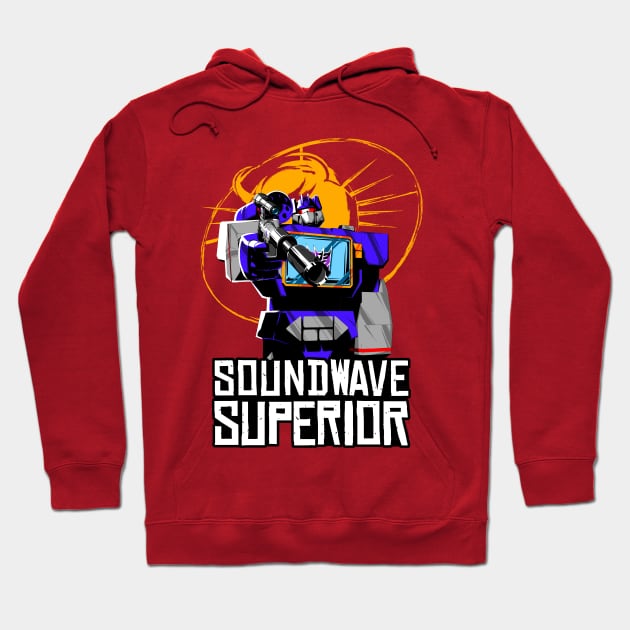 Soundwave Superior Hoodie by manoystee